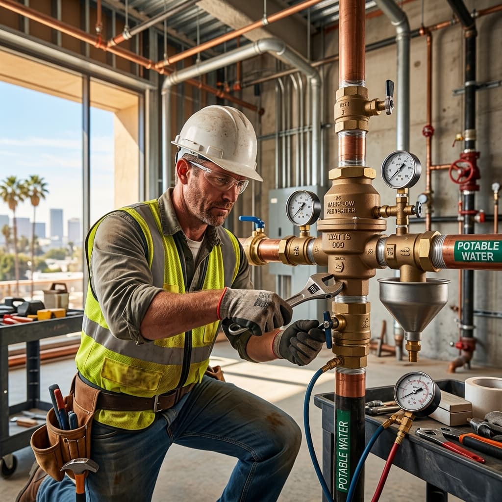 Backflow Prevention Device Installation and Testing Requirements for C-36 Exam Success — carousel title card