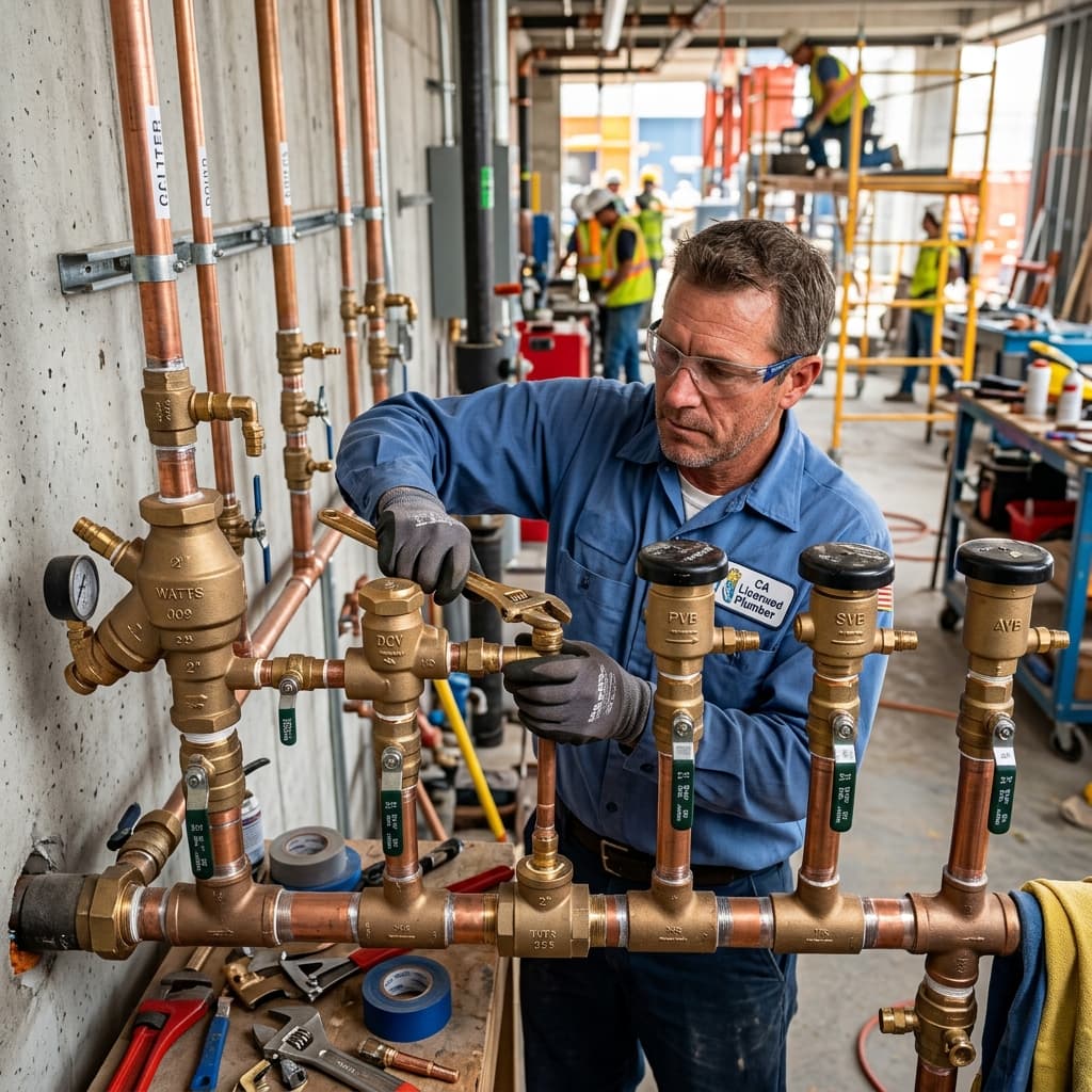 The Five Types of Backflow Prevention Devices — C-36 exam visual