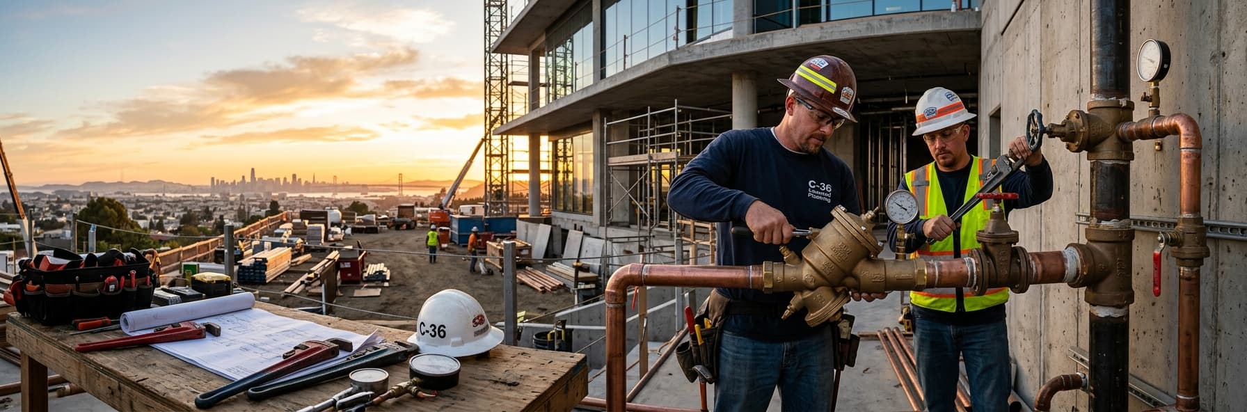 California Plumbing Code Section 422: Backflow Prevention Requirements and C-36 Exam Strategy — featured header image for C-36 exam study guide