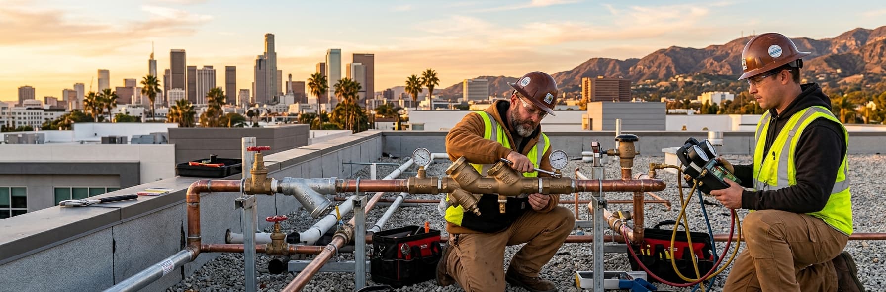 California Plumbing Code Section 422: Backflow Prevention Device Installation and Testing Requirements for C-36 Exam — featured header image for C-36 exam study guide