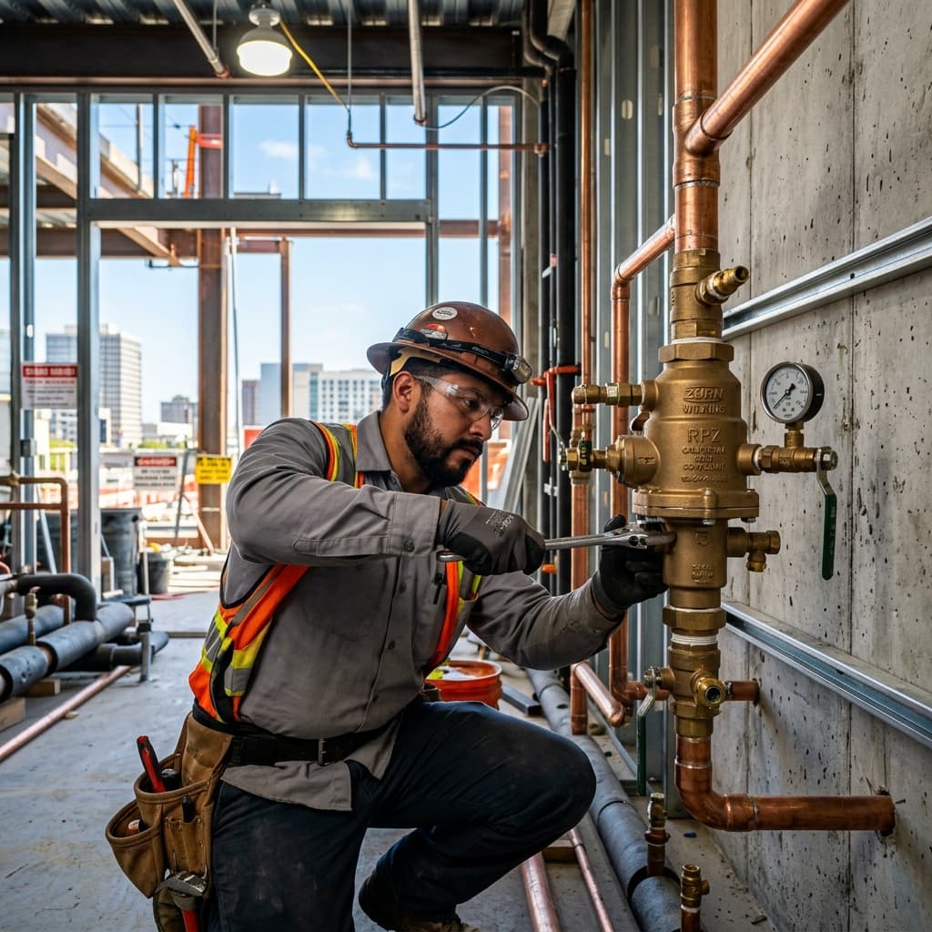 California Plumbing Code Section 422: Backflow Prevention Device Installation and Testing Requirements for C-36 Exam — carousel title card