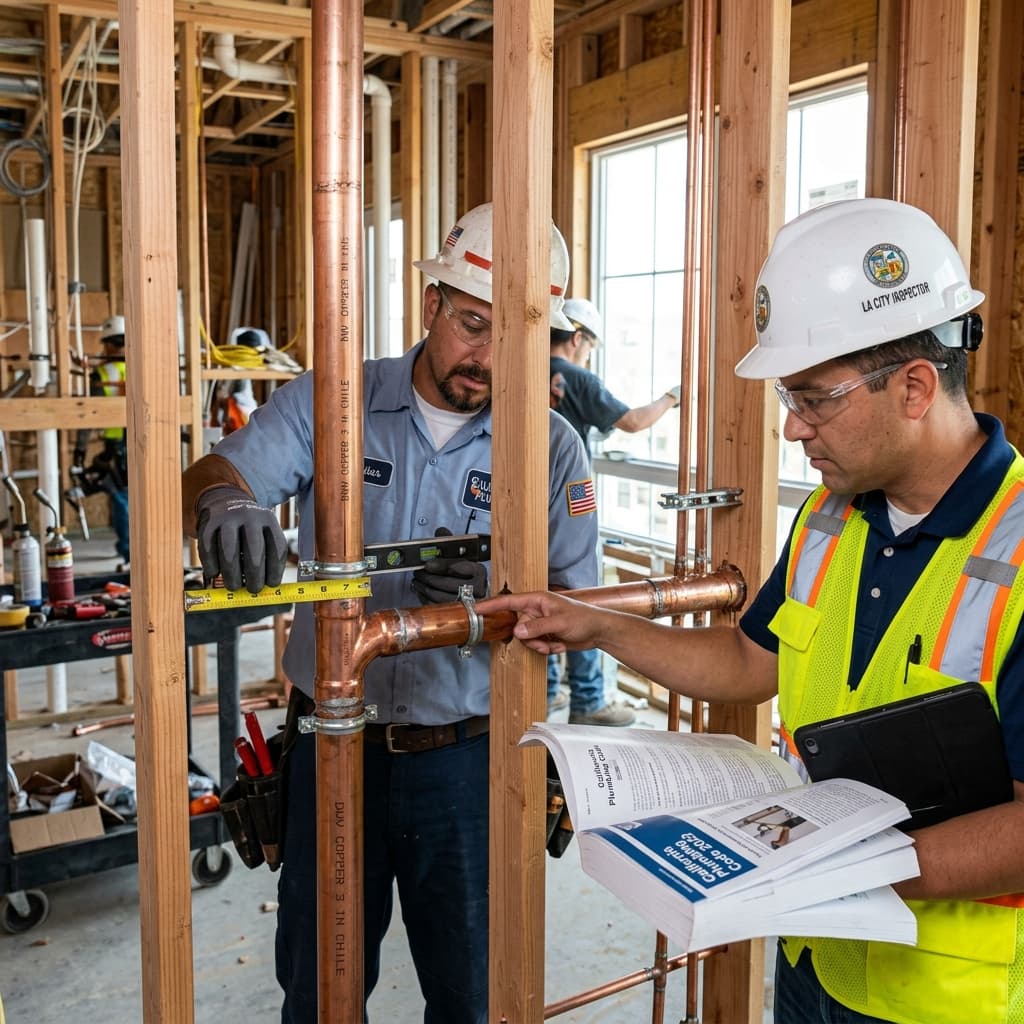 Overview of California Plumbing Code Section 422 — C-36 exam visual