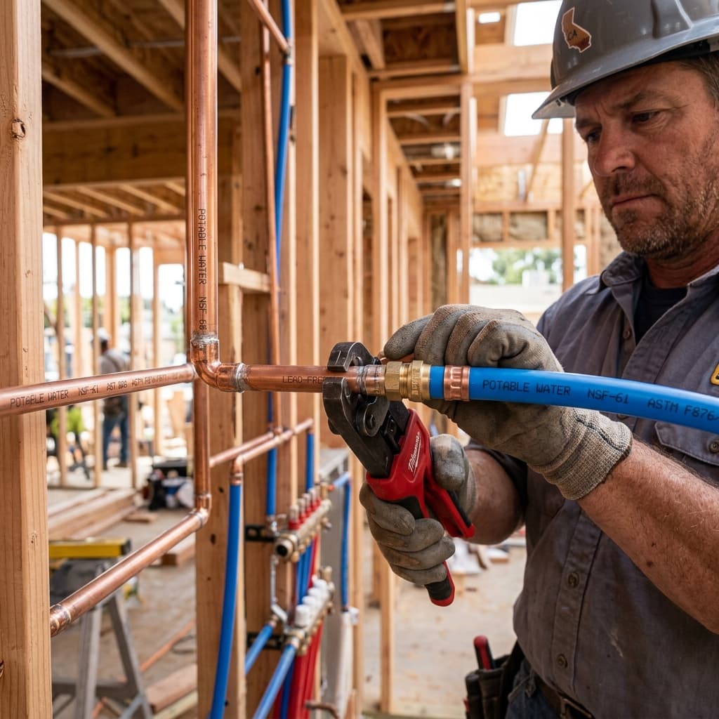 Approved Materials for Potable Water Supply Lines — C-36 exam visual
