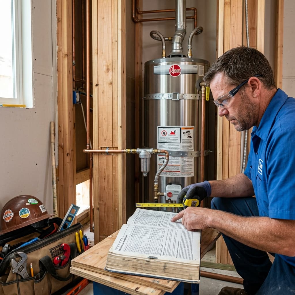 Understanding CPC Water Heater Code Fundamentals — C-36 exam visual