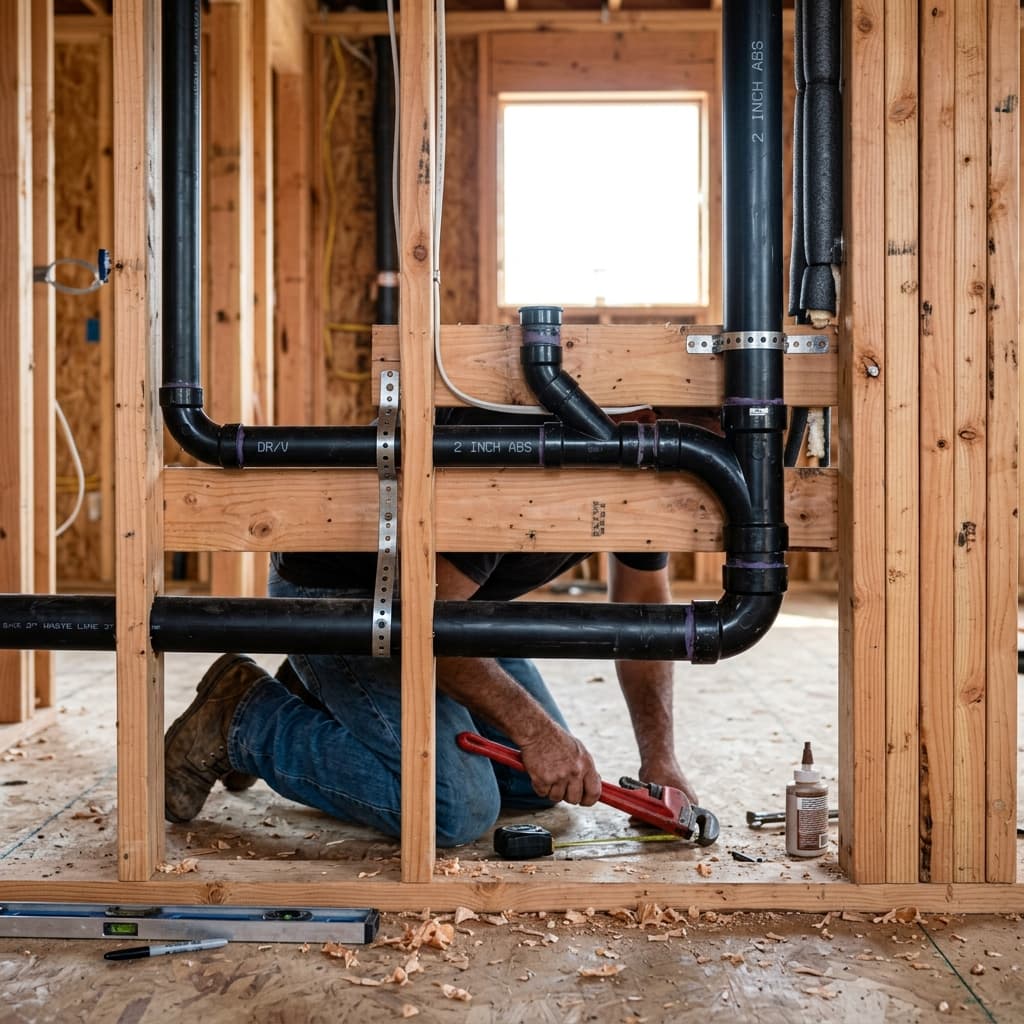 Understanding Combination Waste and Vent Systems Under California Plumbing Code — C-36 exam visual