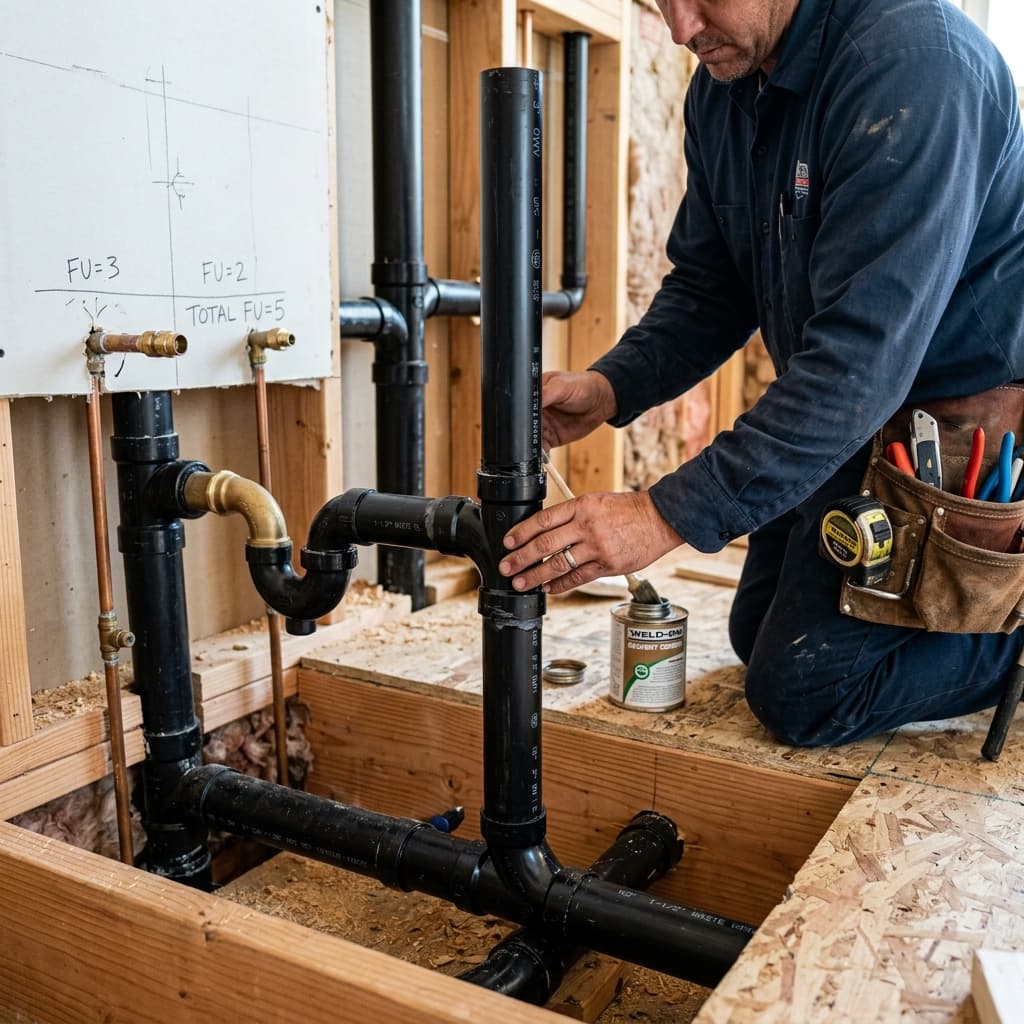 Understanding Fixture Unit Loads in Drainage System Design — C-36 exam visual
