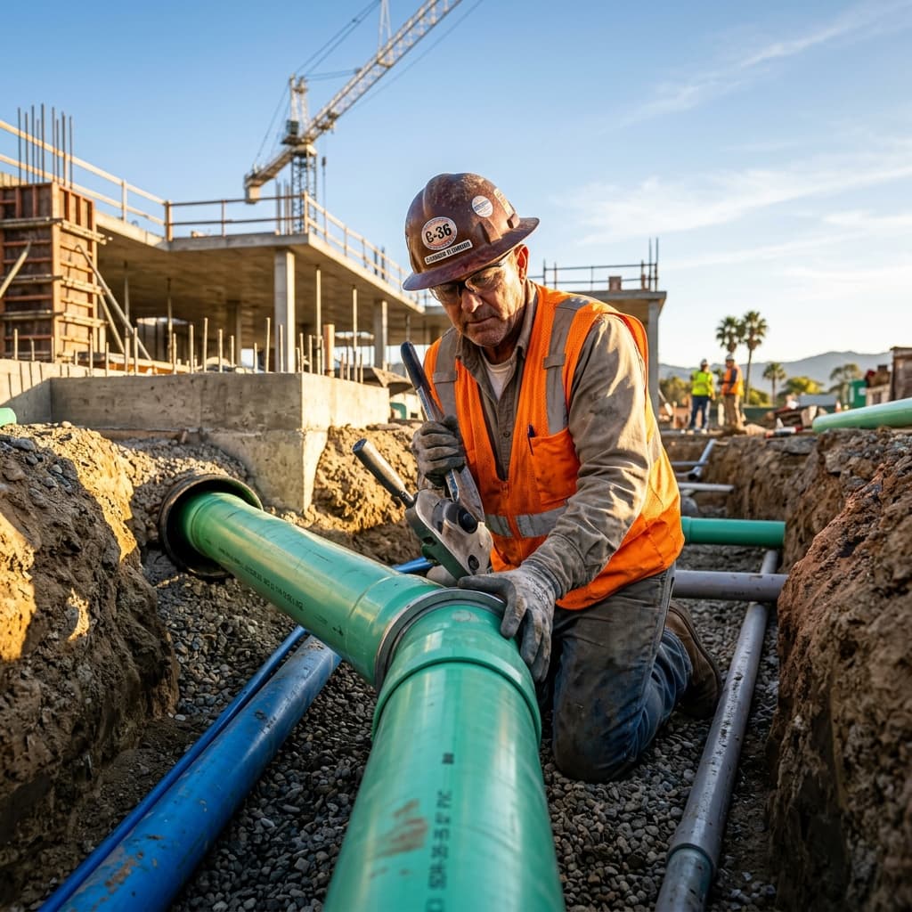 CPC Section 403 Complete Drainage System Design: Sizing Sanitary Sewers and Building Drains for C-36 Exam Success — carousel title card