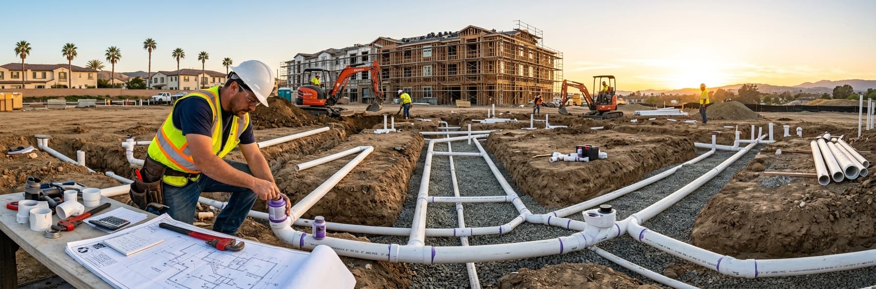 CPC Section 403 Drainage System Calculations: Fixture Unit Load and Pipe Sizing for C-36 Exam Success — featured header image for C-36 exam study guide