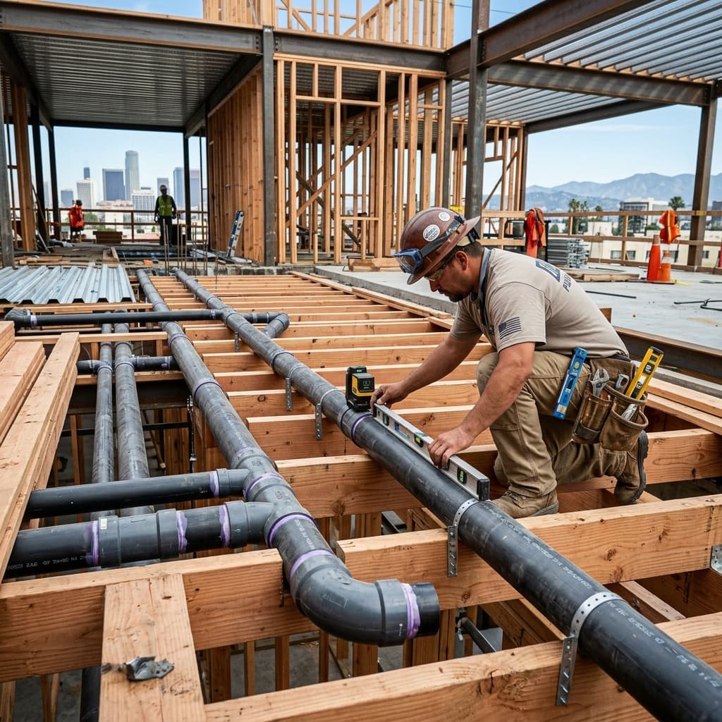 CPC Section 403 Horizontal Drainage Pipe Sizing and Slope Requirements for C-36 Exam Success — carousel title card