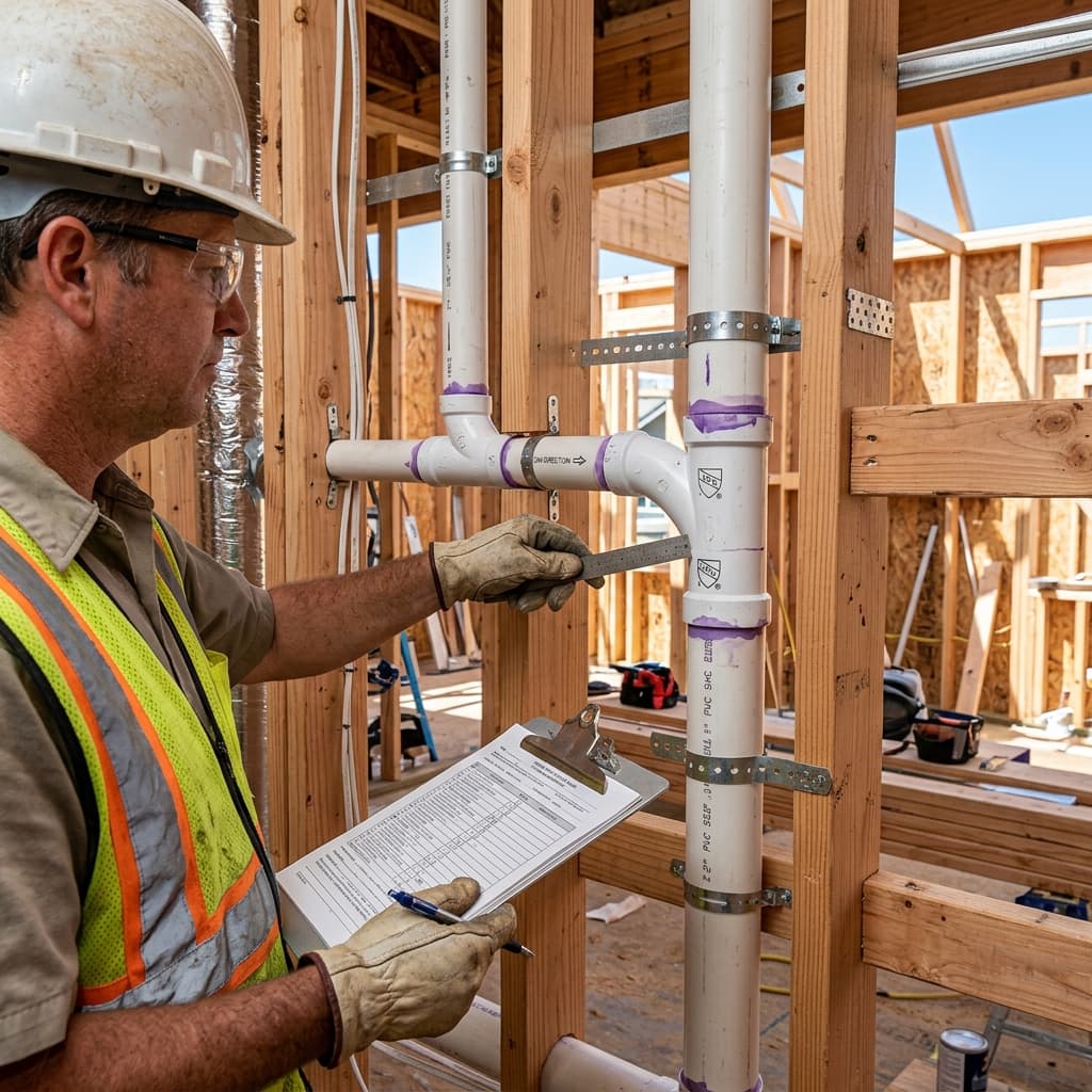 Rough-In Inspection Checklist: What Inspectors Verify — C-36 exam visual