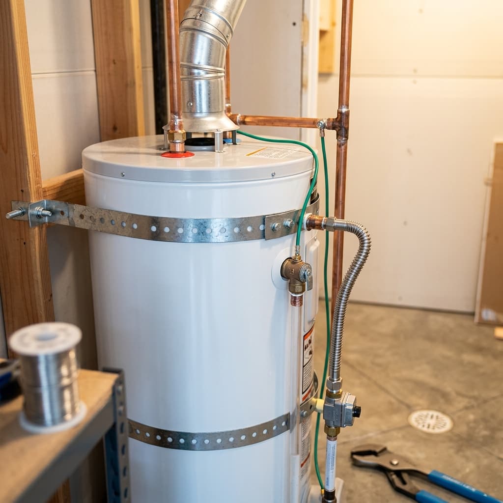 Water Heater Installation Requirements California — C-36 exam visual