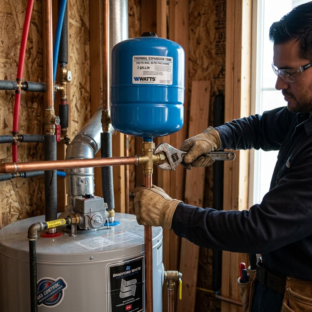 Expansion Tanks: Addressing Thermal Expansion — C-36 exam visual