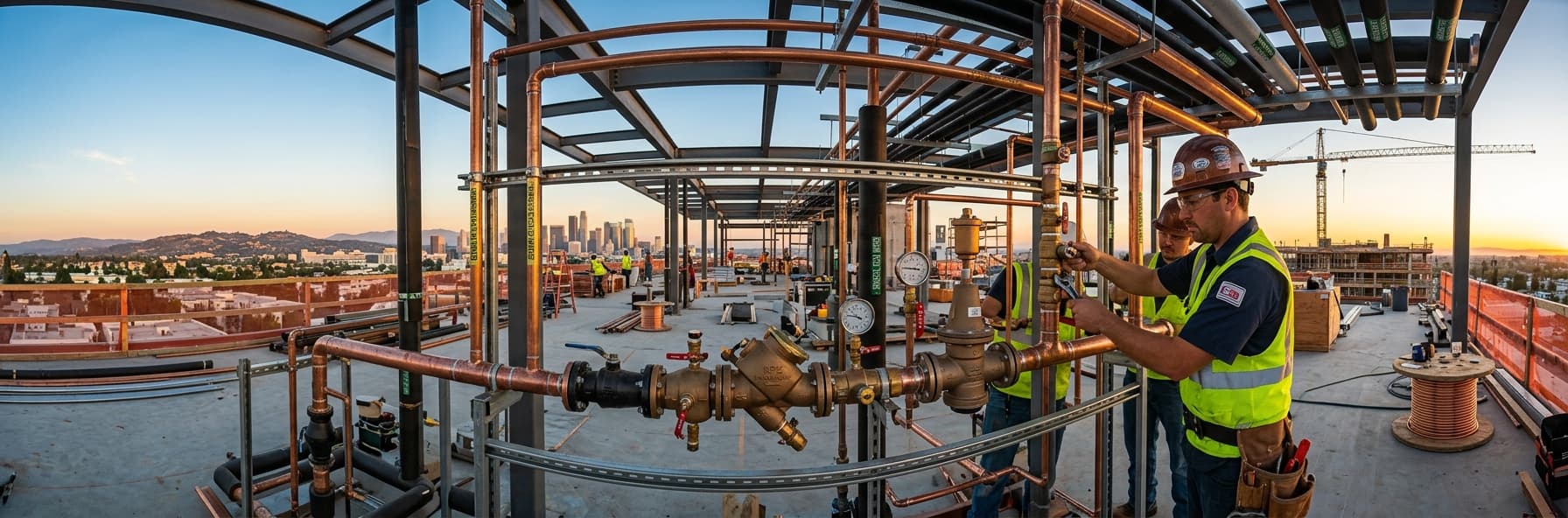 CPC Section 422 Water Supply System Design: Pressure Regulation, Backflow Prevention, and Sizing Requirements for C-36 Exam Success — featured header image for C-36 exam study guide