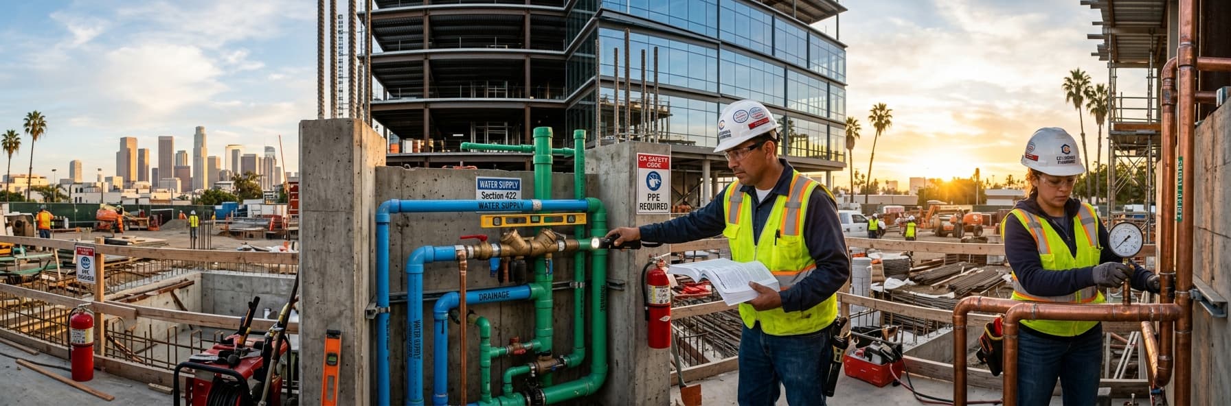 Critical CPC Section 422 Requirements: Water Supply, Drainage, and Safety Code Violations Exam Candidates Must Know — featured header image for C-36 exam study guide