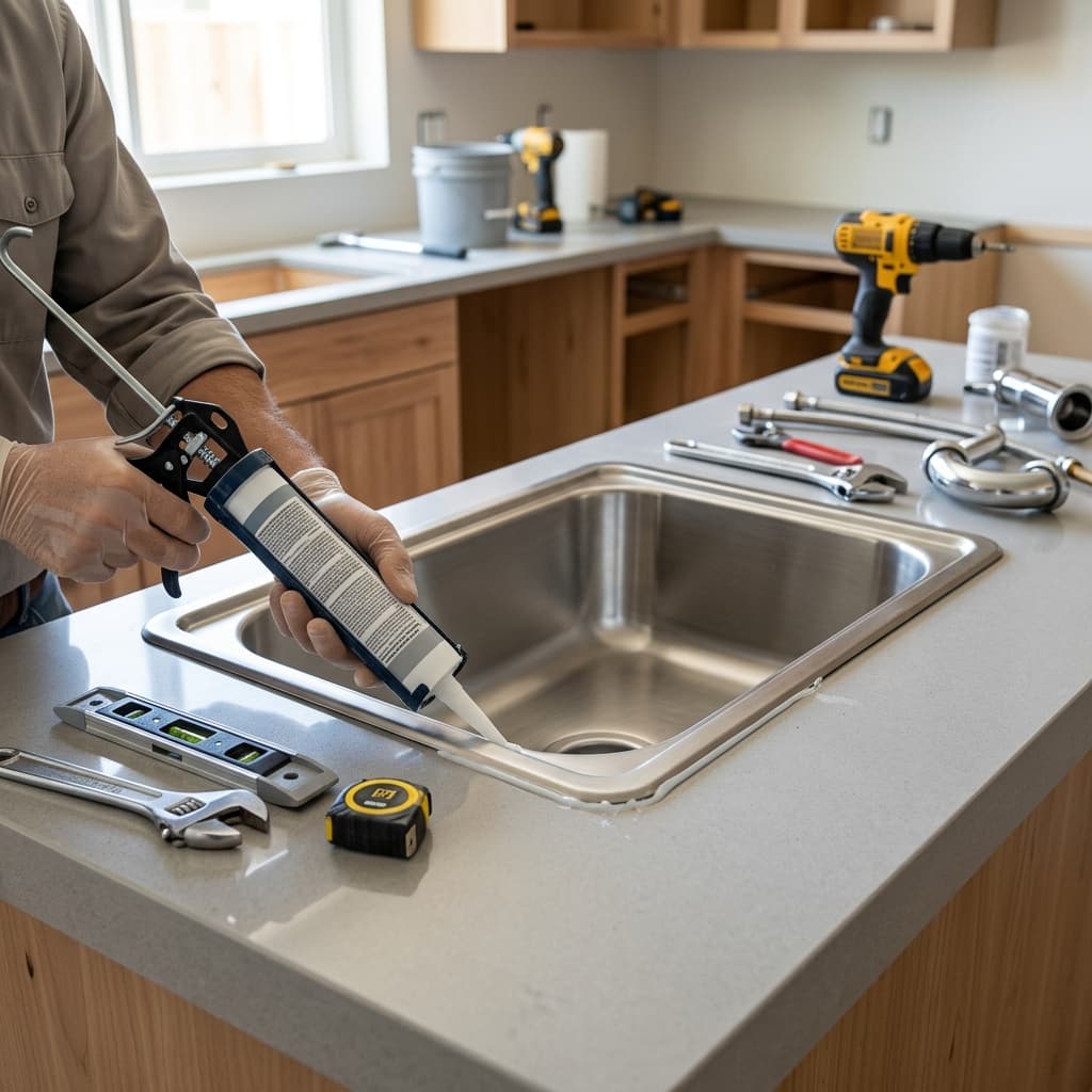 Deck-Mounted Sink Installation Requirements — C-36 exam visual