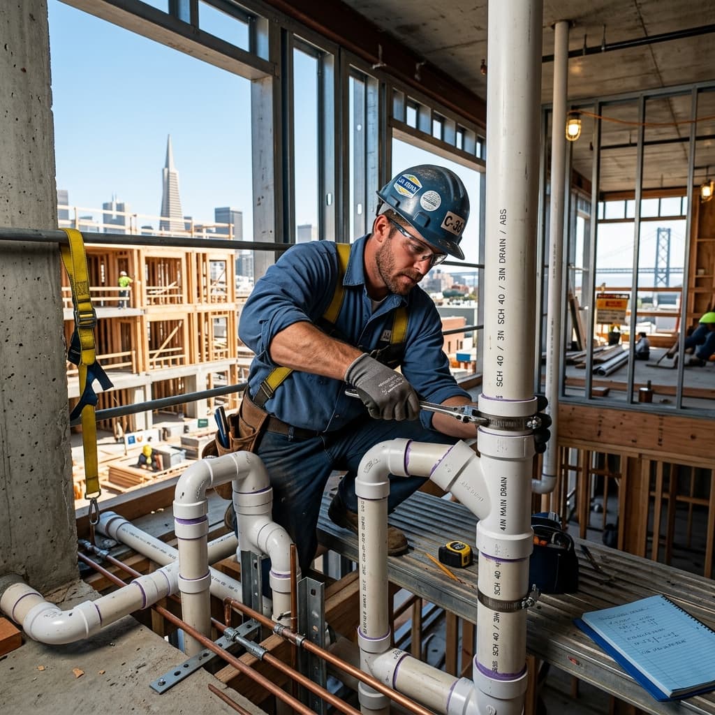 Drainage System Calculations: Fixture Unit Load and Stack Sizing for C-36 Exam Success — carousel title card
