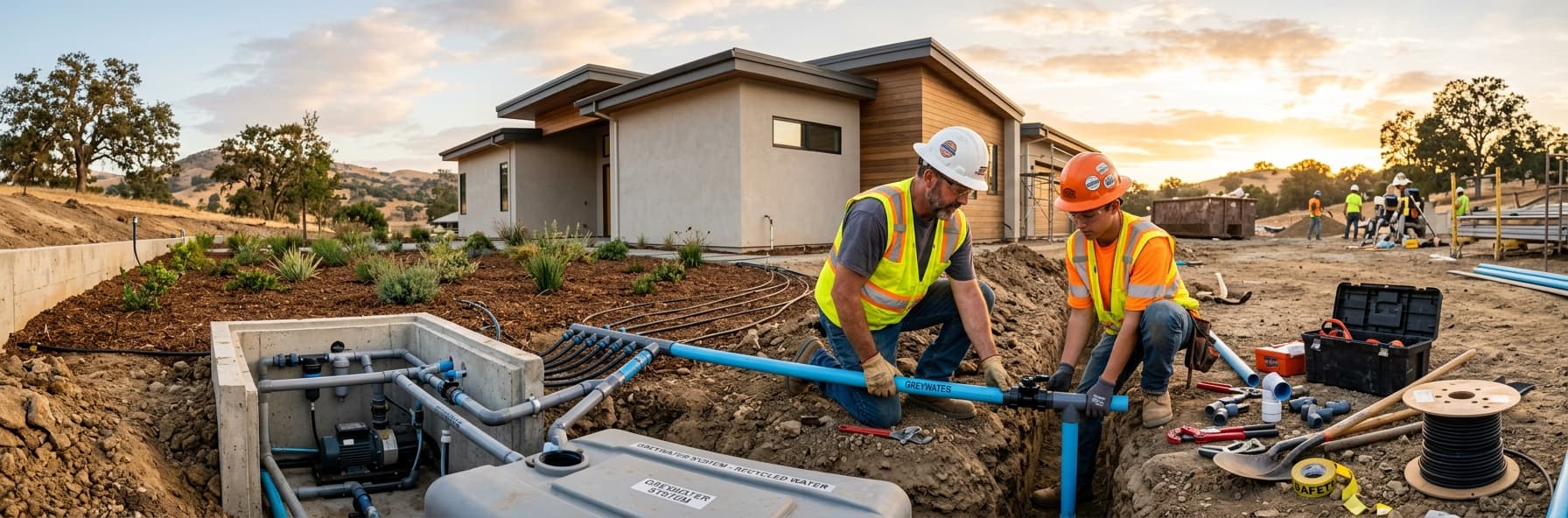 Greywater System Design and Installation Requirements for California C-36 Contractors — featured header image for C-36 exam study guide