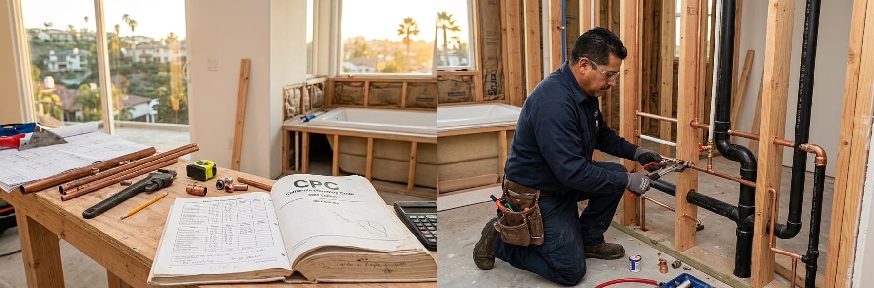 Mastering Plumbing Fixture Unit Calculations for the C-36 Exam: CPC Tables and Real-World Applications — featured header image for C-36 exam study guide