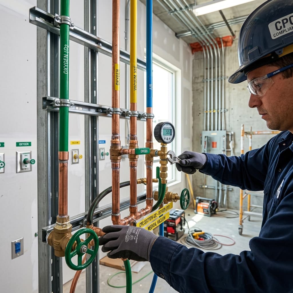 Understanding CPC Section 422: Medical Gas Systems Overview — C-36 exam visual