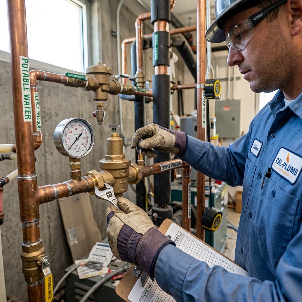 Understanding Potable Water System Pressure Requirements — C-36 exam visual