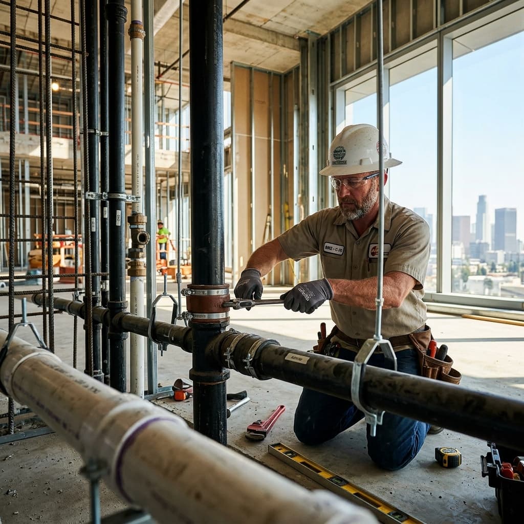 Sanitary Drainage System Design: CPC Section 403 Horizontal and Vertical Pipe Requirements for C-36 Exam Success — carousel title card