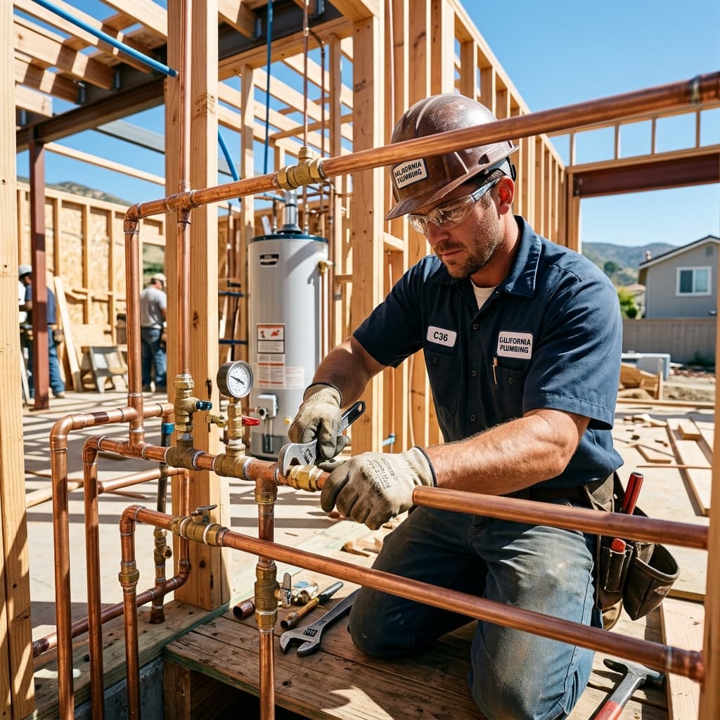 Sizing Water Supply Lines and Demand Load Calculations for C-36 Exam Success — carousel title card