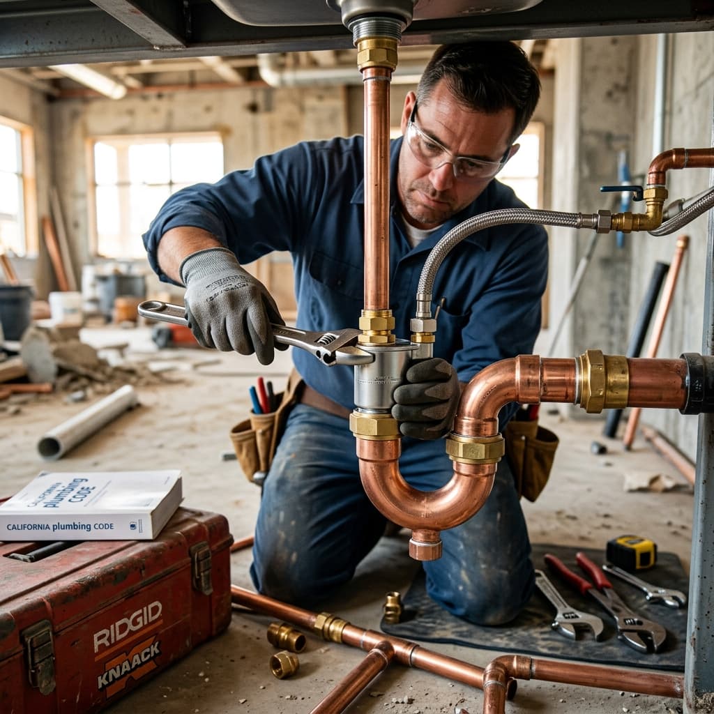CPC Section 403: Trap Protection Devices and Requirements — C-36 exam visual