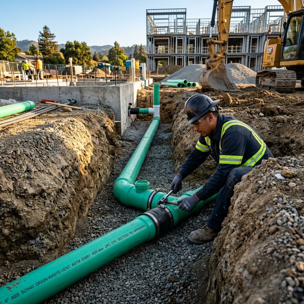 Underground Building Sewer Installation and Sizing: CPC Section 702 Requirements for C-36 Exam Success — carousel title card
