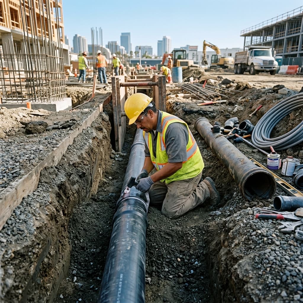 Underground Building Sewer Sizing and Material Selection: CPC Section 403 Requirements for C-36 Exam Success — carousel title card