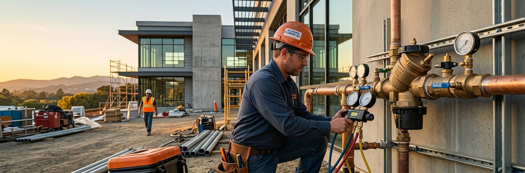 Understanding CPC Section 422 Water Supply System Pressure Regulation and Backflow Prevention Testing Requirements — featured header image for C-36 exam study guide