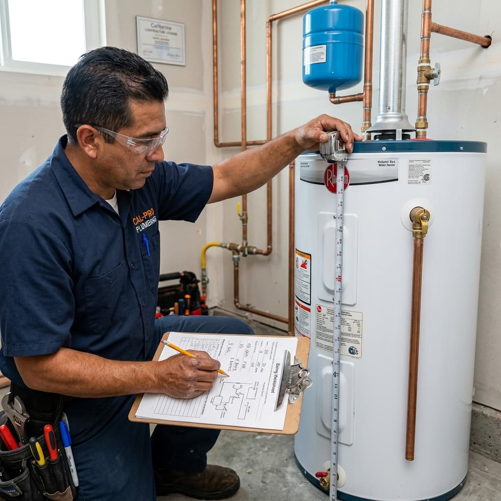 Understanding Water Heater Capacity and Sizing Fundamentals — C-36 exam visual