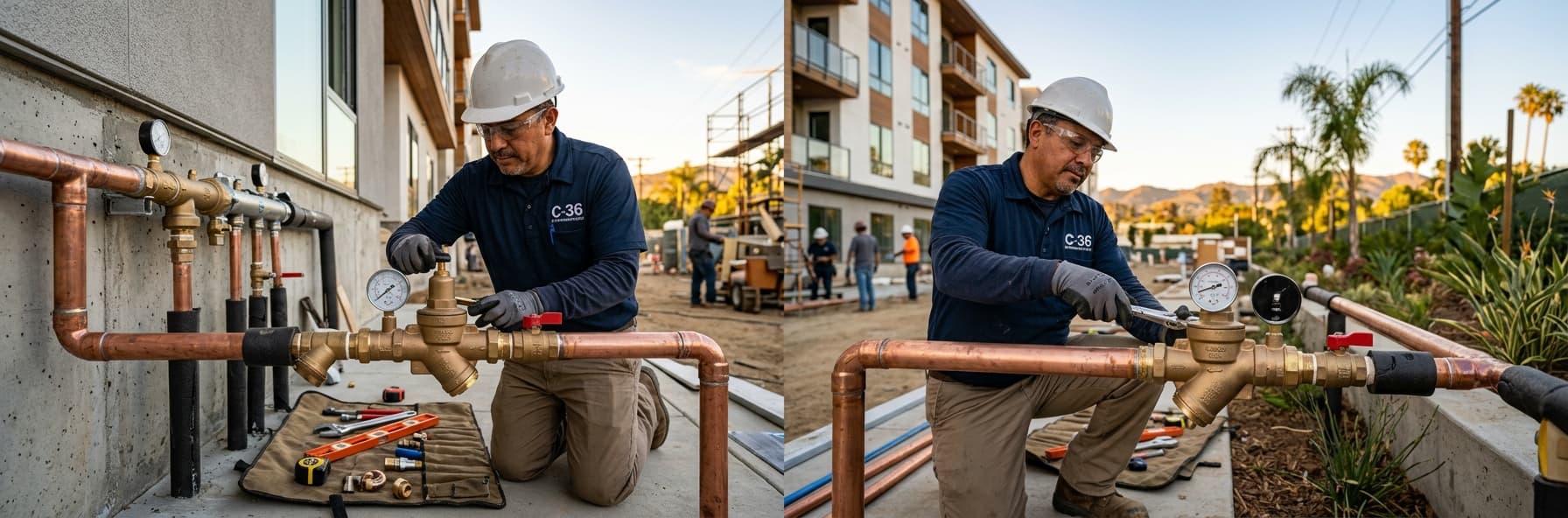 Water Supply Pressure Regulation and Pressure-Reducing Valve Installation Requirements for C-36 Exam — featured header image for C-36 exam study guide