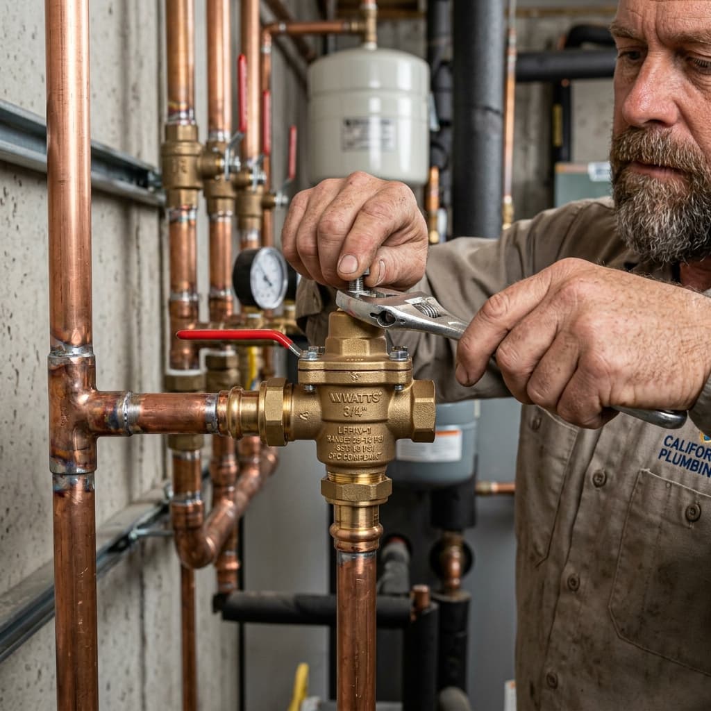 CPC Section 608: Pressure-Reducing Valves — C-36 exam visual