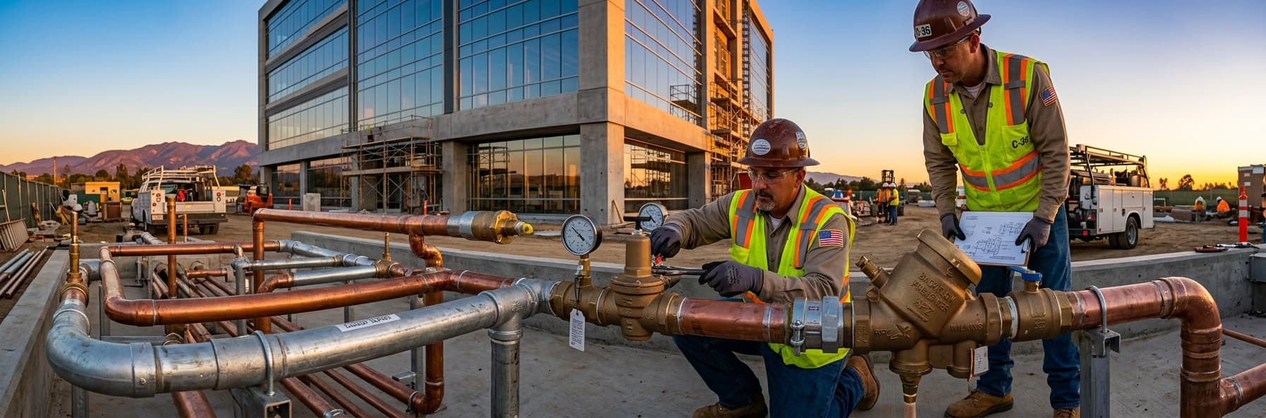 Water Supply System Design: Pressure Regulation and Backflow Prevention for C-36 Exam Success — featured header image for C-36 exam study guide